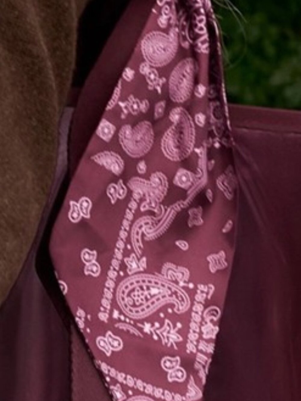 Case-Mate Mulberry Twilly Jelly Tote Burgundy Western Beach Travel Bag NWT - Picture 7 of 9